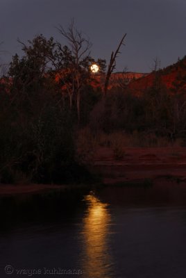 Oak Creek Moonrise