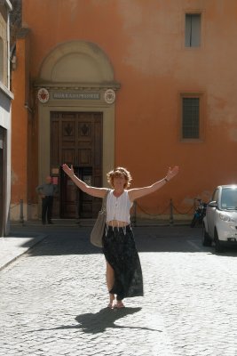 In front of Basilica di San Prassede