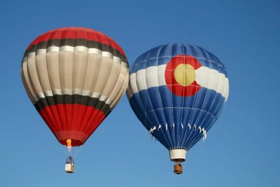 Flame and Two Balloons