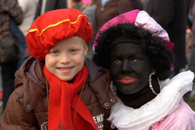 Poseren met een Piet
