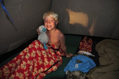 Nog 1 nachtje slapen (in de tent)