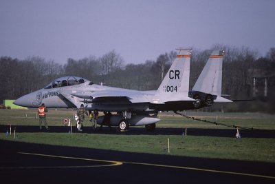 F-15 Eagle Soesterberg in de barrier