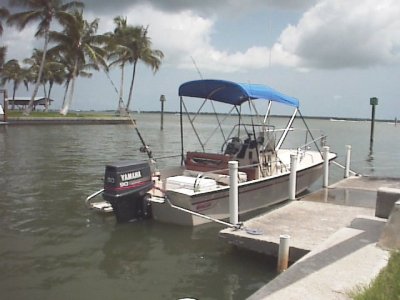 Boat at moms