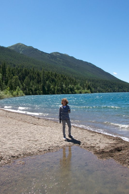 Kids at Lake MacDonald