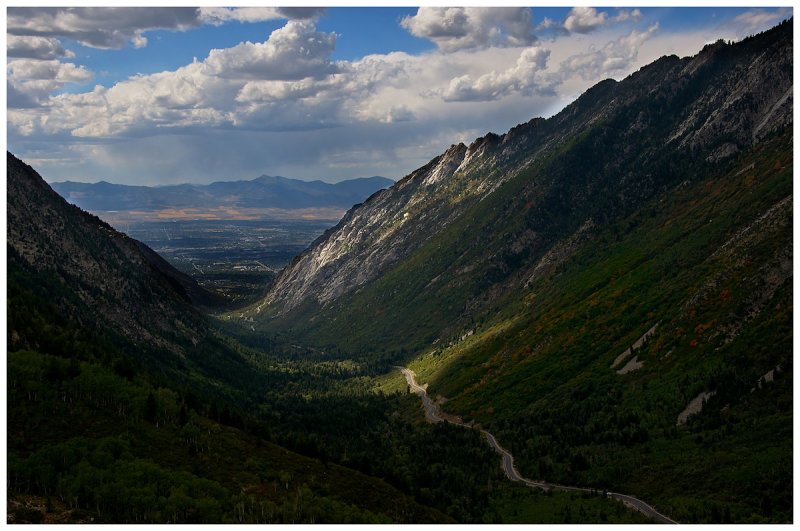 Entrance to Little Cottonwood Canyon