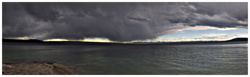 Storm Over the West Thumb of Yellowstone Lake