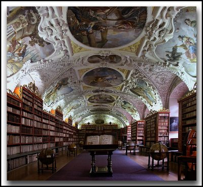 The Theological Hall /Library at Strahov Monastery