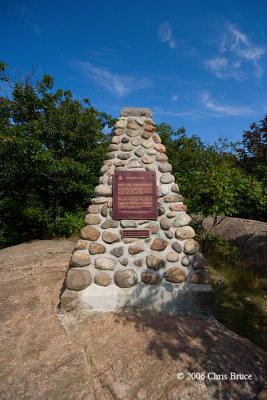 Survey Marker on King Mountain Trail