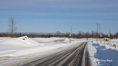 March Valley Road in Winter