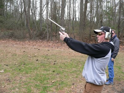 Kevin with the .44