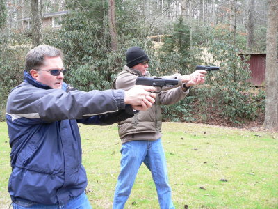 Joe & Tim with FN 5.7X28mm's