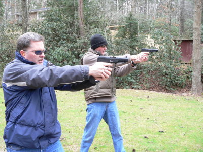 Joe & Tim with FN 5.7X28mm's