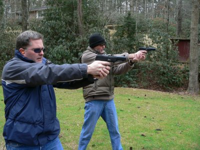 Joe & Tim with FN 5.7X28mm's