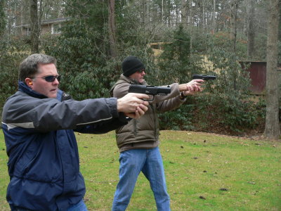 Joe & Tim with FN 5.7X28mm's