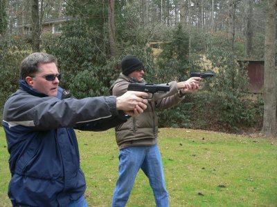 Joe & Tim with FN 5.7X28mm's