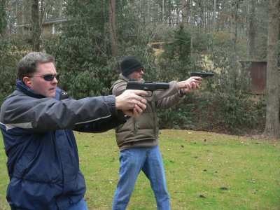 Joe & Tim with FN 5.7X28mm's