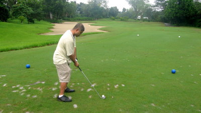 But I do not think it failed to dampen the spirits of the natural athlete in Ronnie!!!