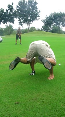 Hey Derick, check out my shoes in the 17th hole!!!!!