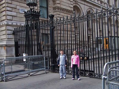 At the gates of Downing Street