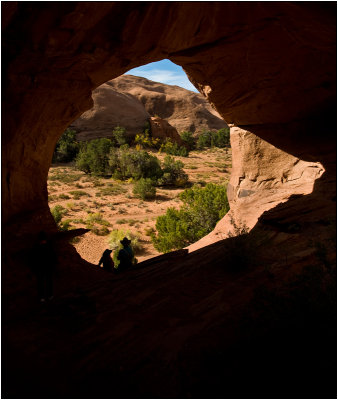 Looking Out from Honeymoon Arch