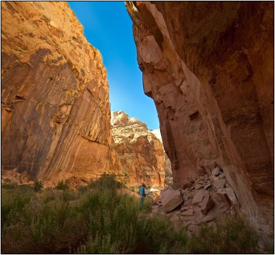 Looking For Petroglyphs In Capitol Gorge