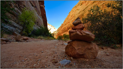 A Rock Cairn, or Inuksuk, in Capitol Gorge