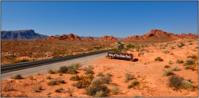Entrance to Valley of Fire State Park
