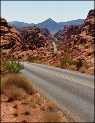 Road Through Valley of Fire State Park
