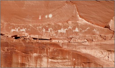 Navajo Pictograph of the Narbona Expedition