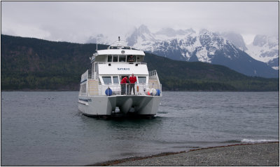 Coming Ashore to Take Us Back to Skagway
