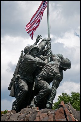 Marine Corps War Memorial Detail