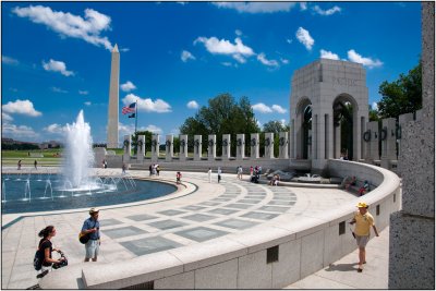 The Pacific Side of the WWII Memorial