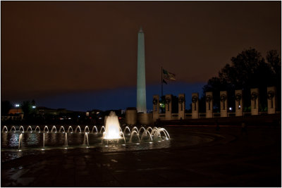 WWII Memorial & Washington Monument