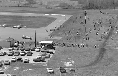 Easter Egg Hunt at Booneville-Baldwyn AirportApril 1977