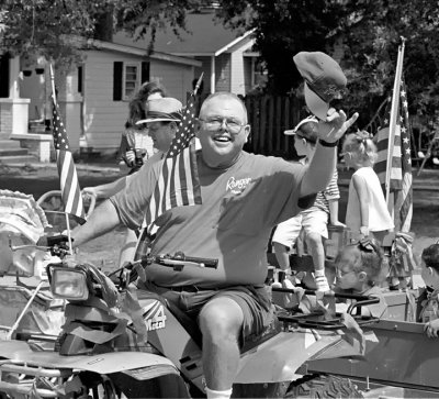 Doc Gullett at 4th of July Parade