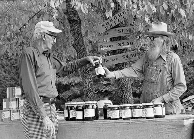 James Franks Sells Molasses at Natchez Trace, Tupelo