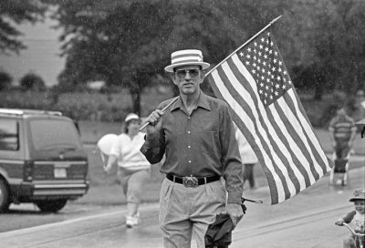 July 4 Parade in the Rain