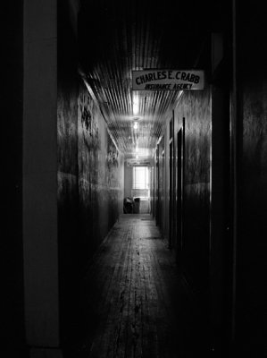 Hallway leading toLongs Insurance Office (Jan 1974)