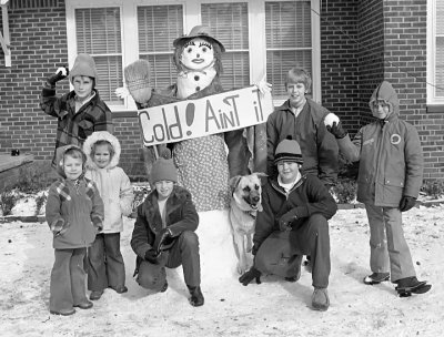 Neighborhood Snowman
