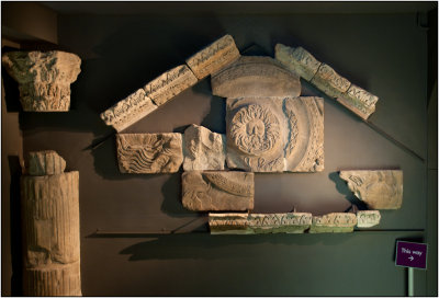 Temple Ruins at the Roman Baths
