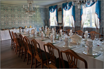 Inside one of the Gamle Bergen Museum Houses