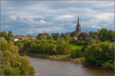 St Marys Church and the River Dee