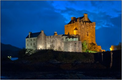 Eilean Donan Castle at Night