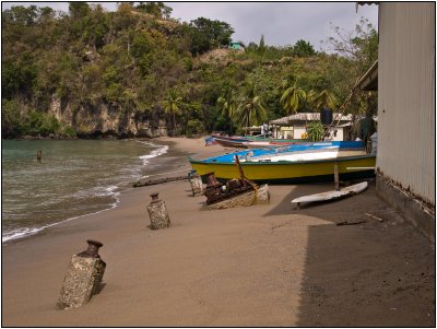 Fishing Boats at Anse La Raye