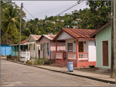 Houses in Anse La Raye
