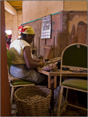 The Husks are Removed by Hand