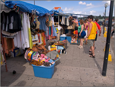 Souvenir Vendors, Willemstad, Curacao