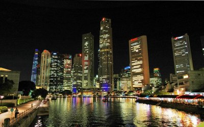 Singapore Skyline and Quay