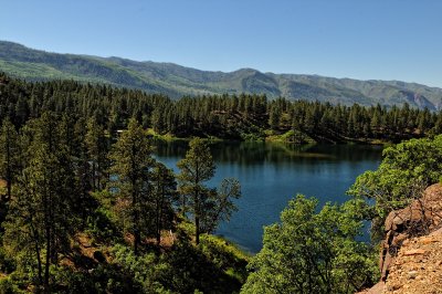 Shalona Lake from the train