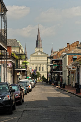 St. Louis Cathedral - rear view from Dauphine St.